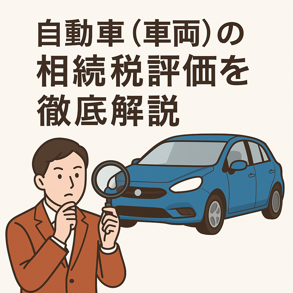 自動車（車両）の相続税評価を徹底解説