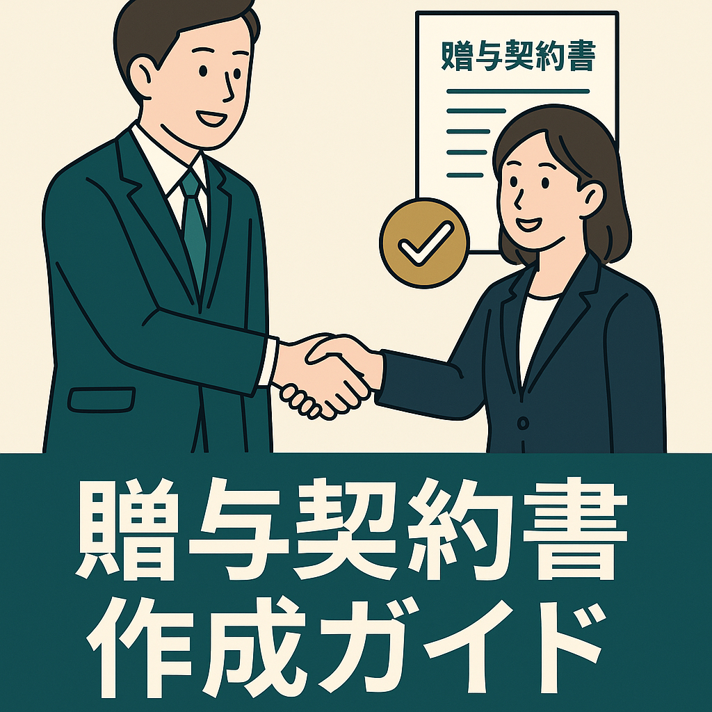 贈与契約書作成ガイド