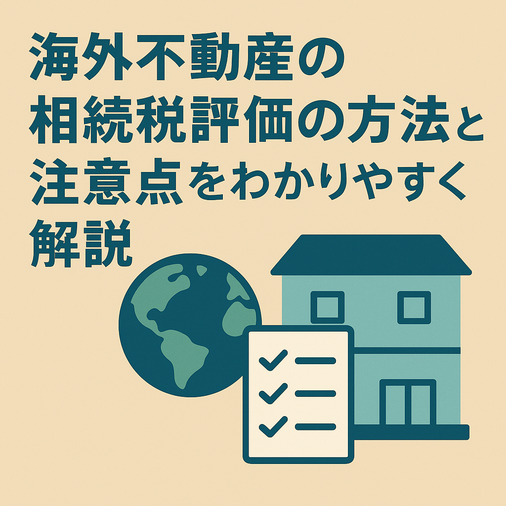 海外不動産の相続税評価の方法と注意点をわかりやすく解説