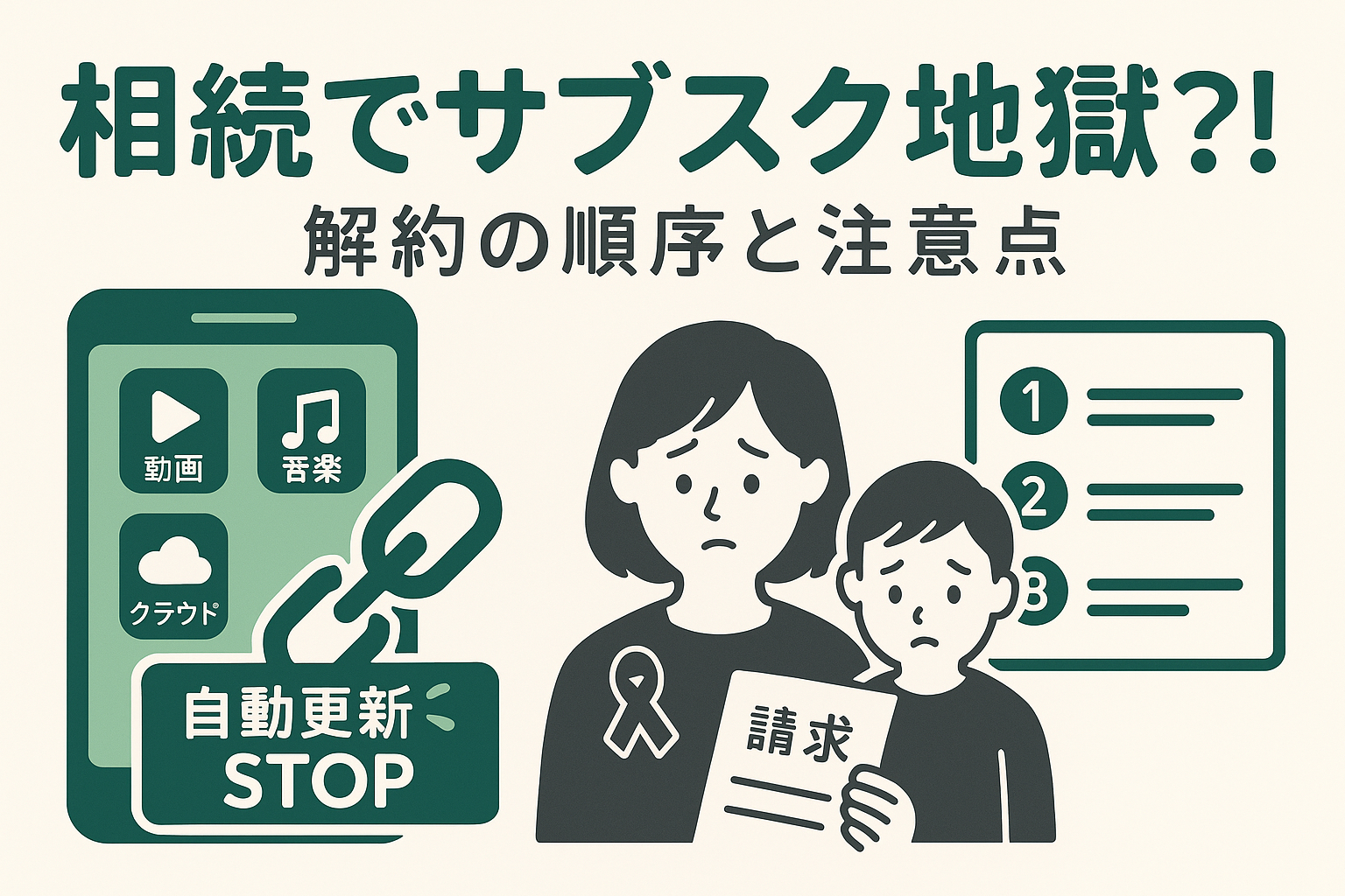 相続　サブスク